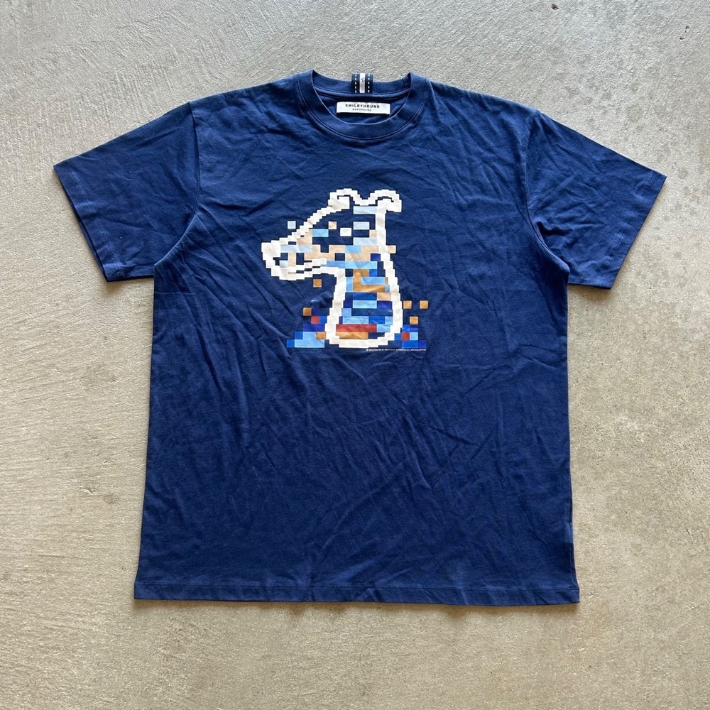 Smileyhound Greyhound Shirt Size XXL Navy Blue Autumn Winter 2024 Collection NFT